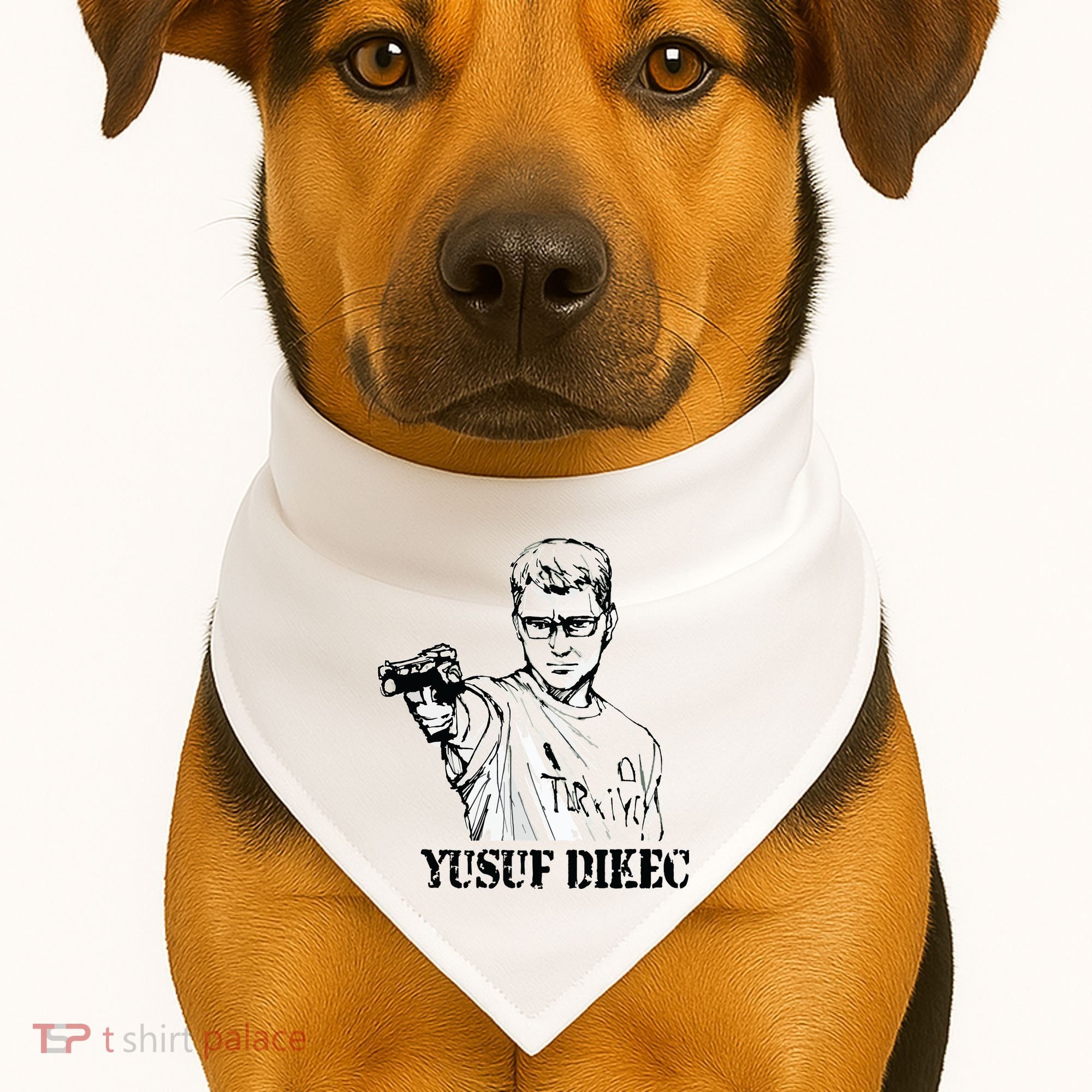 Cool Yusuf Dikec USA-Made Doggie Bandana