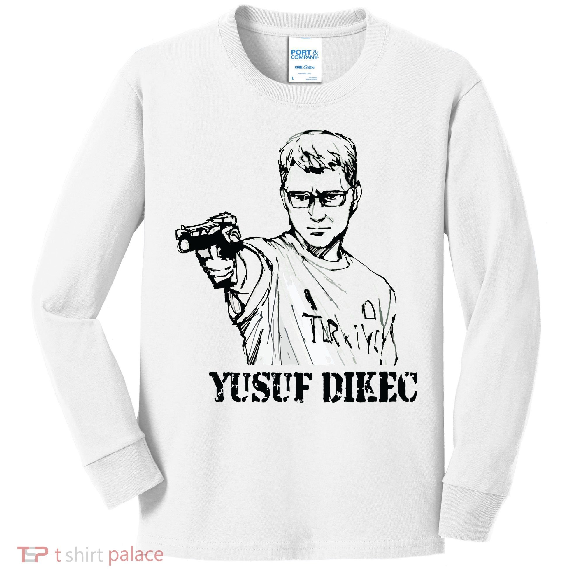 Cool Yusuf Dikec Kids Long Sleeve Shirt