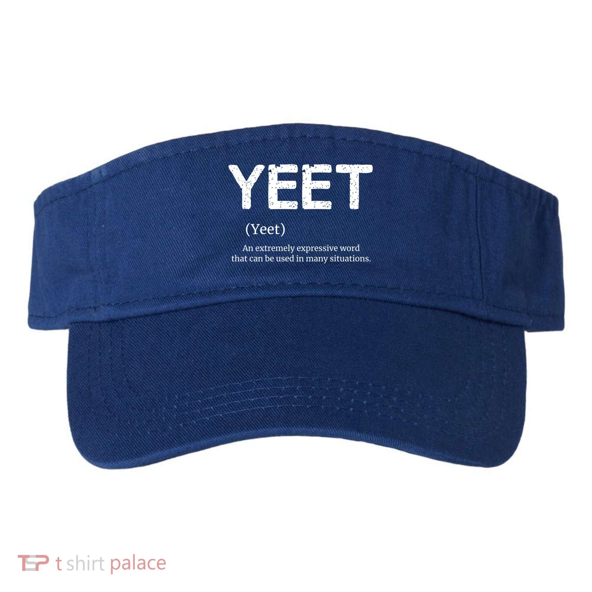 Cool Yeet Definition Meme Slang Boys Girls Teens Kids Funny Gift Visor