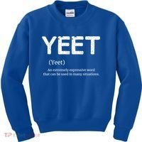Cool Yeet Definition Meme Slang Boys Girls Teens Kids Funny Gift Kids Sweatshirt thumb 0