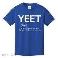 Cool Yeet Definition Meme Slang Boys Girls Teens Kids Funny Gift Kids T-Shirt thumb 0
