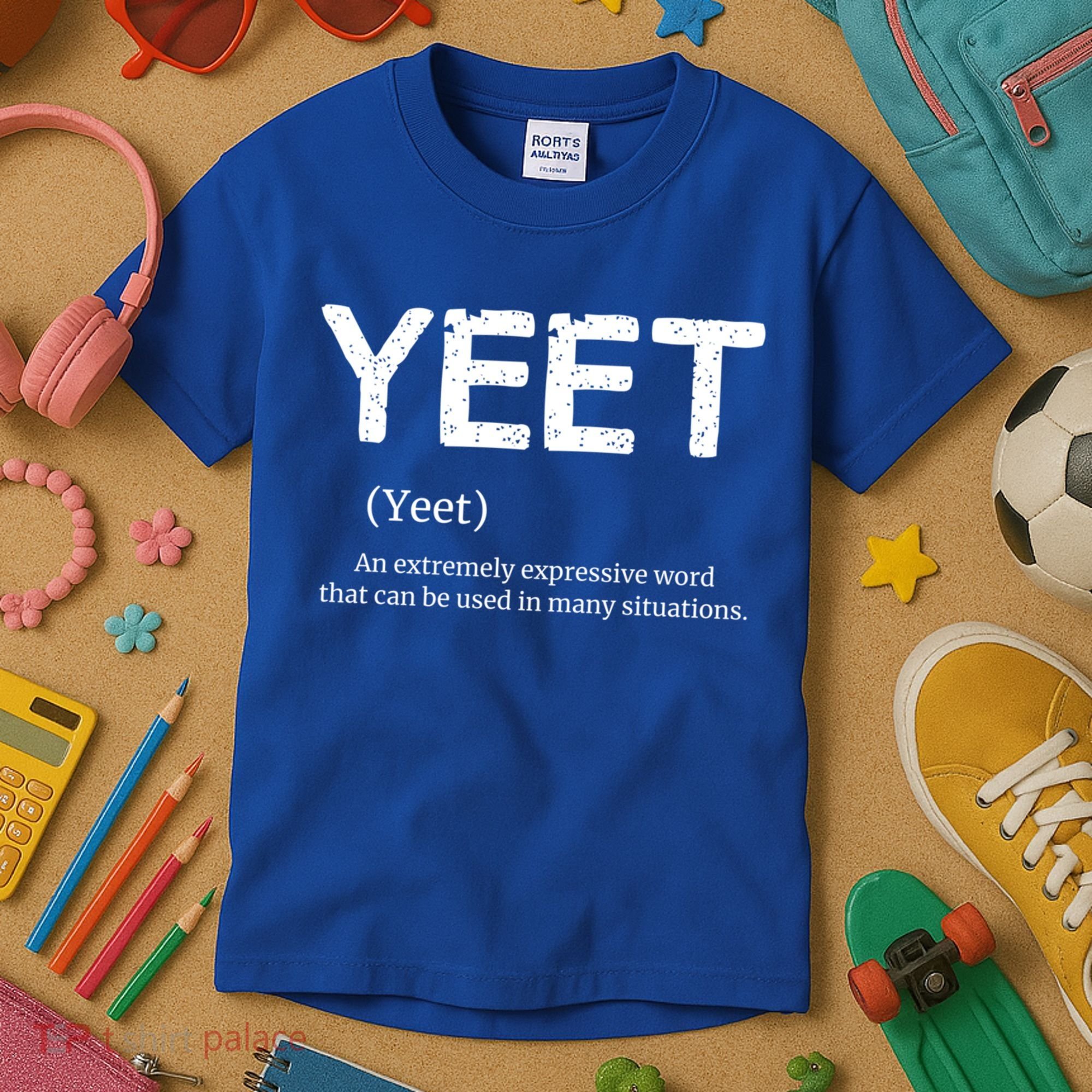 Cool Yeet Definition Meme Slang Boys Girls Teens Kids Funny Gift Kids T-Shirt