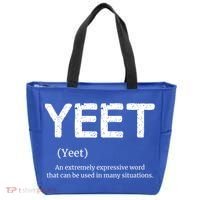 Cool Yeet Definition Meme Slang Boys Girls Teens Kids Funny Gift Tote Bag thumb 0
