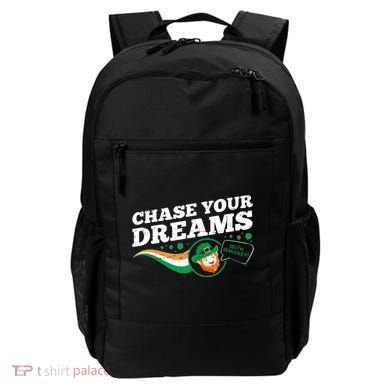 Chase Your Dreams With Whisky Leprechaun Backpack