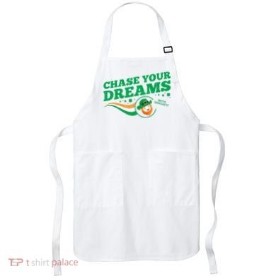 Chase Your Dreams With Whisky Leprechaun Apron