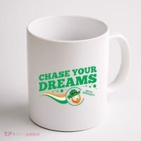 Chase Your Dreams With Whisky Leprechaun Coffee Mug thumb 1