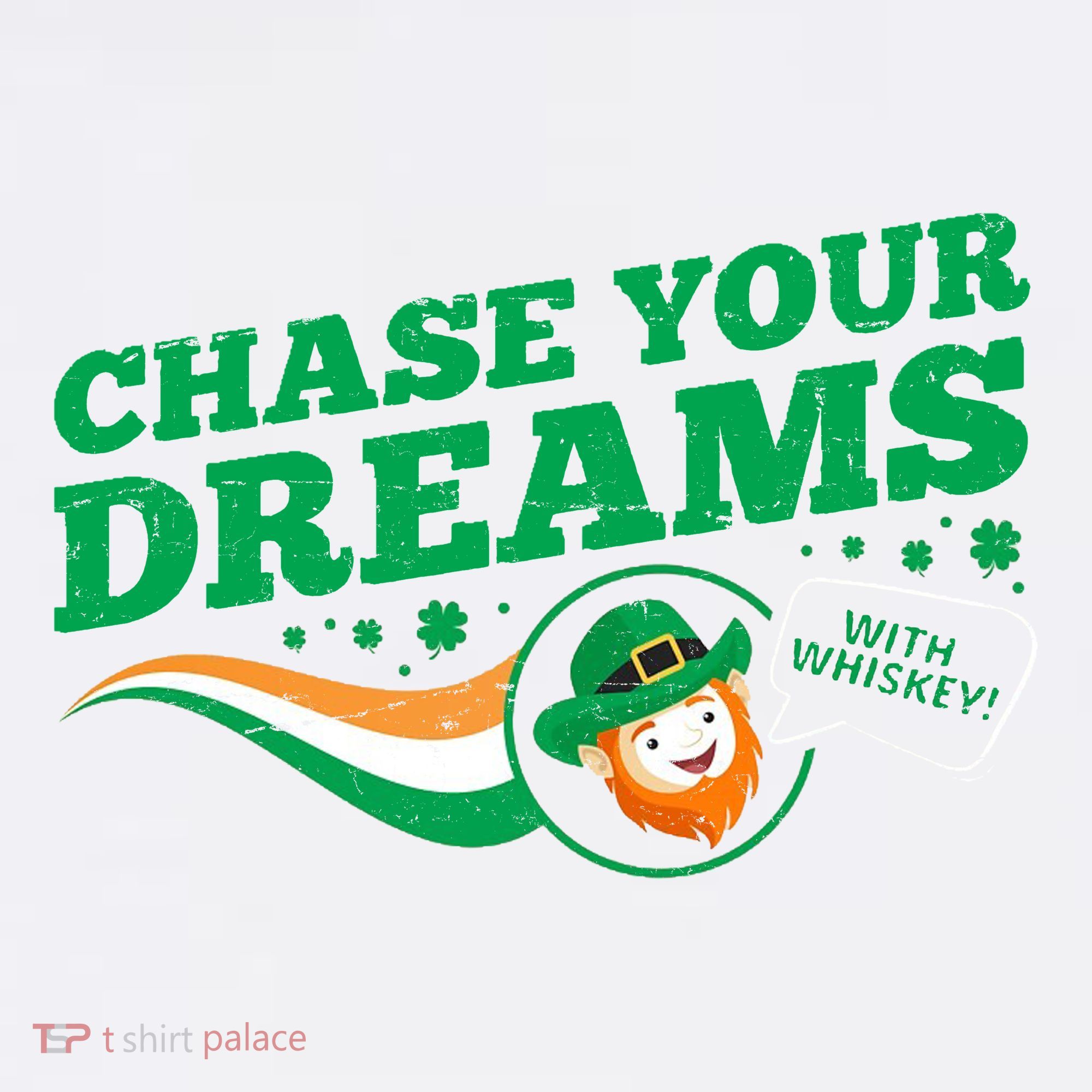 Chase Your Dreams With Whisky Leprechaun Women's Hoodie