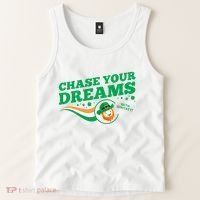 Chase Your Dreams With Whisky Leprechaun Tank Top thumb 2
