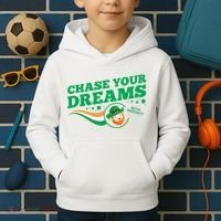 Chase Your Dreams With Whisky Leprechaun Kids Hoodie thumb 2