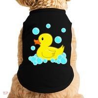 Cute Yellow Duck Duckie Bath Toys Rubber Ducky Doggie Tank thumb 0
