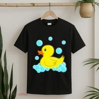 Cute Yellow Duck Duckie Bath Toys Rubber Ducky T-Shirt thumb 2