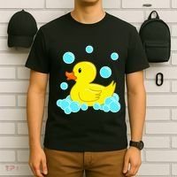 Cute Yellow Duck Duckie Bath Toys Rubber Ducky T-Shirt thumb 6