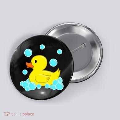 Cute Yellow Duck Duckie Bath Toys Rubber Ducky Button