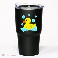Cute Yellow Duck Duckie Bath Toys Rubber Ducky Tumbler thumb 0