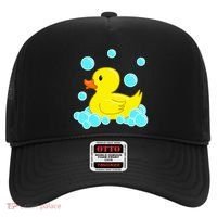 Cute Yellow Duck Duckie Bath Toys Rubber Ducky Hat thumb 0