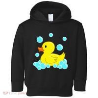 Cute Yellow Duck Duckie Bath Toys Rubber Ducky Toddler Hoodie thumb 0