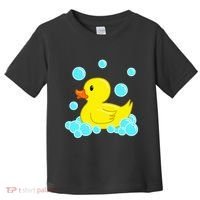 Cute Yellow Duck Duckie Bath Toys Rubber Ducky Toddler T-Shirt thumb 0