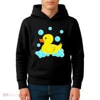 Cute Yellow Duck Duckie Bath Toys Rubber Ducky Kids Hoodie thumb 4