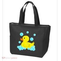 Cute Yellow Duck Duckie Bath Toys Rubber Ducky Tote Bag thumb 3