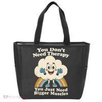 Cloud You Don't Need Therapy You Just Need Bigger Muscles  Tote Bag thumb 0