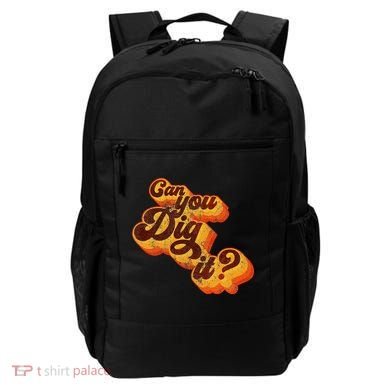 Can You Dig It Vintage Retro 70s Backpack