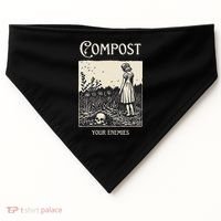 Compost Your Enemies USA-Made Doggie Bandana thumb 0