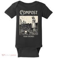 Compost Your Enemies Baby Bodysuit thumb 0
