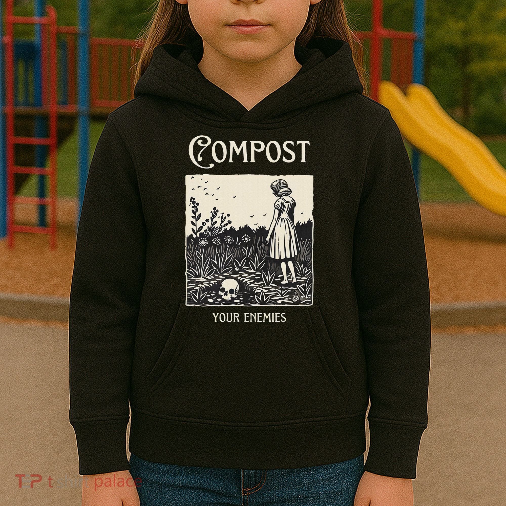 Compost Your Enemies Kids Hoodie