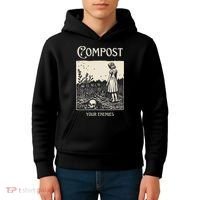 Compost Your Enemies Kids Hoodie thumb 4