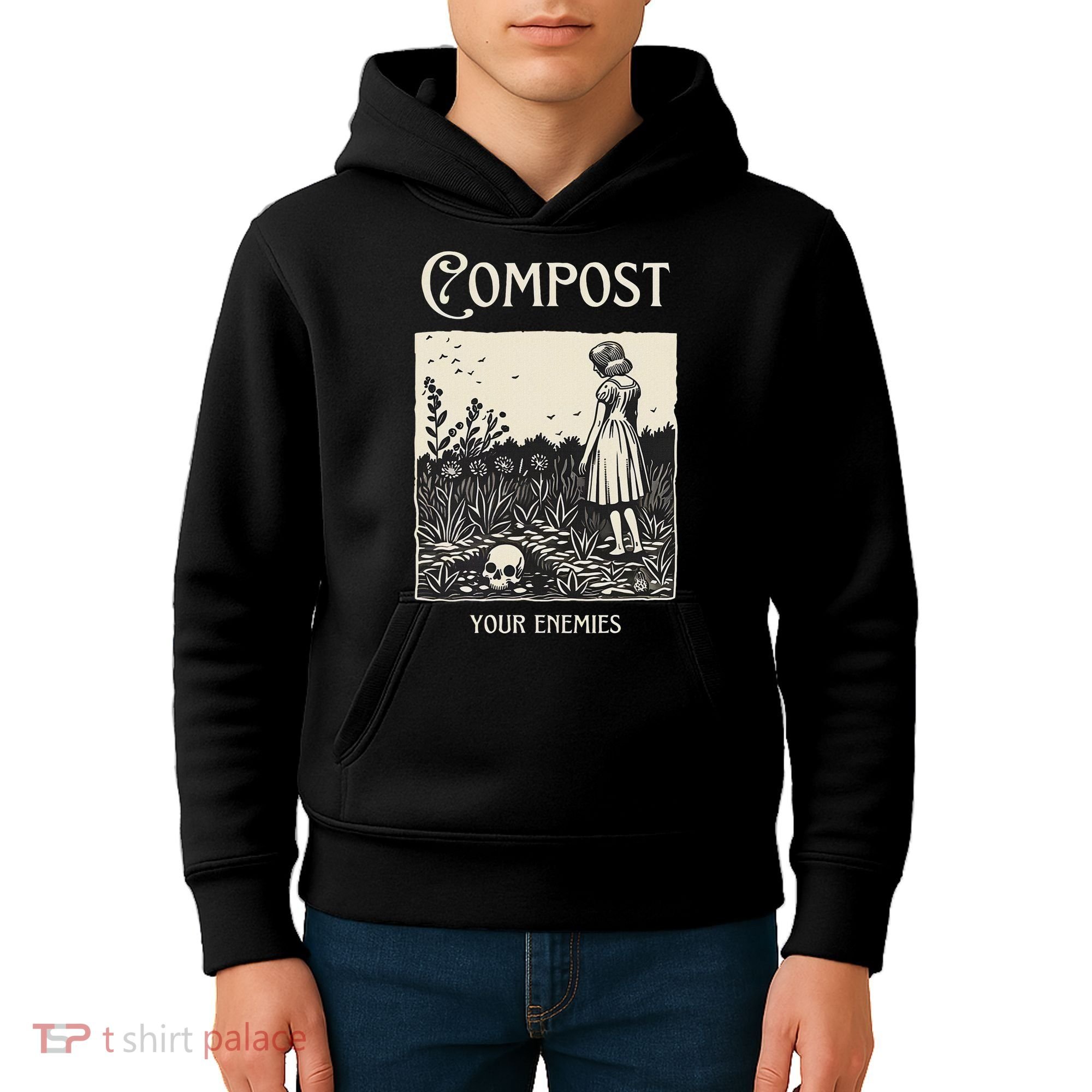 Compost Your Enemies Kids Hoodie