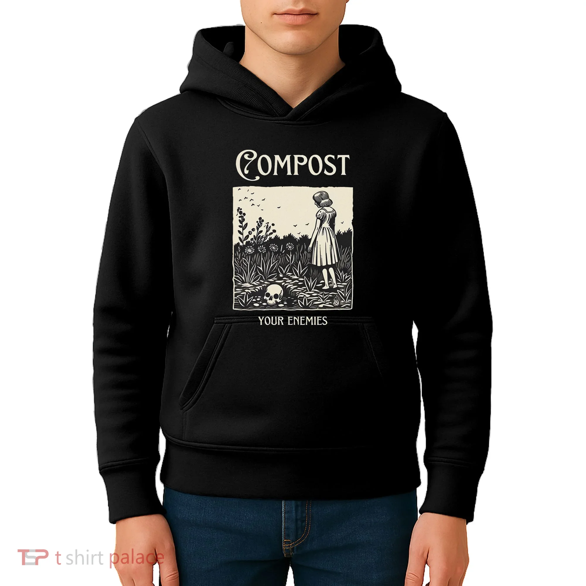 Compost Your Enemies Kids Hoodie