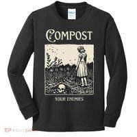 Compost Your Enemies Kids Long Sleeve Shirt thumb 0