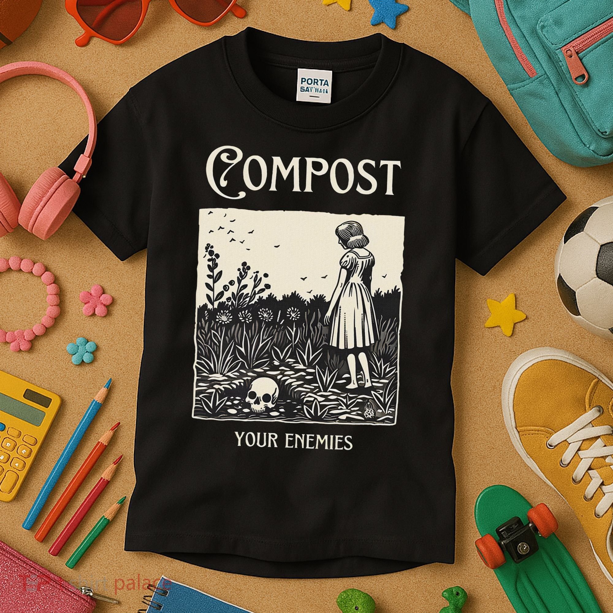 Compost Your Enemies Kids T-Shirt