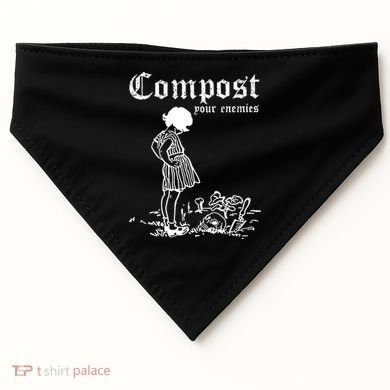 Compost Your Enemies USA-Made Doggie Bandana