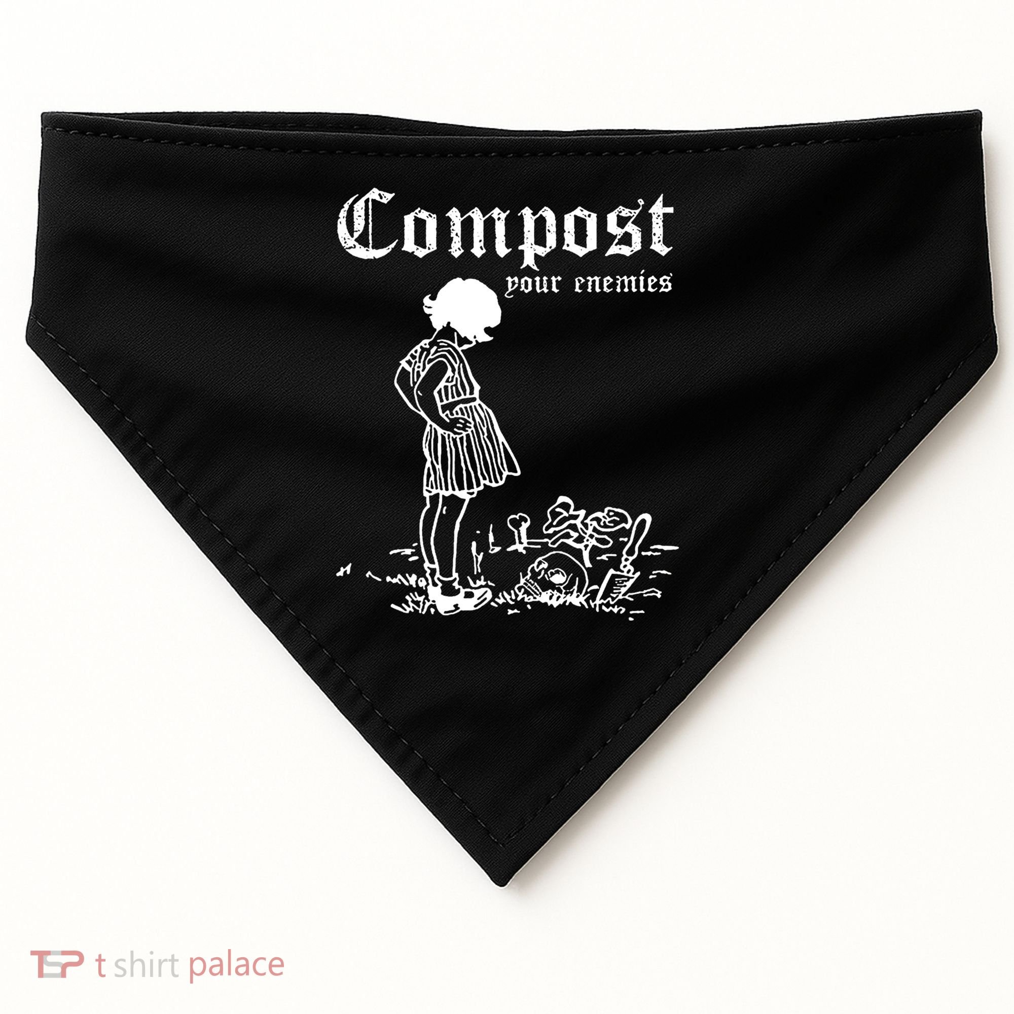 Compost Your Enemies USA-Made Doggie Bandana