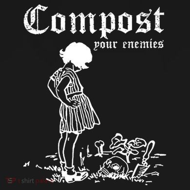Compost Your Enemies Hooded Wearable Blanket