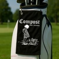 Compost Your Enemies Golf Towel thumb 2