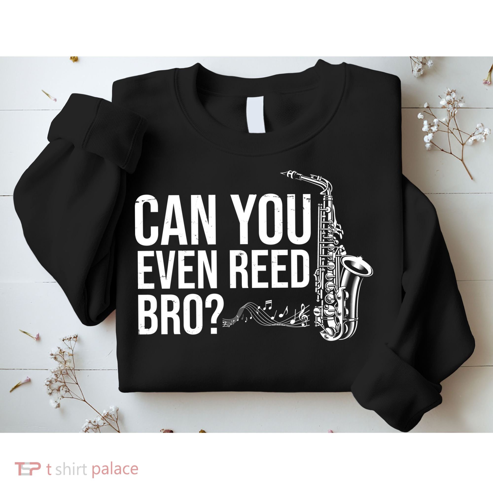 Can You Even Reed Bro Funny Saxophone Sweatshirt