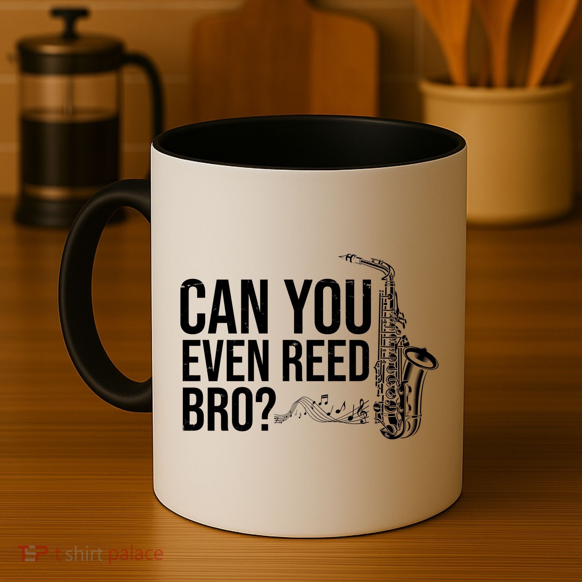 Can You Even Reed Bro Funny Saxophone Coffee Mug