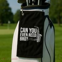 Can You Even Reed Bro Funny Saxophone Golf Towel thumb 2