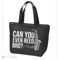 Can You Even Reed Bro Funny Saxophone Tote Bag thumb 3