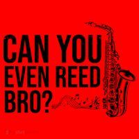 Can You Even Reed Bro Funny Saxophone Santa Hat thumb 1