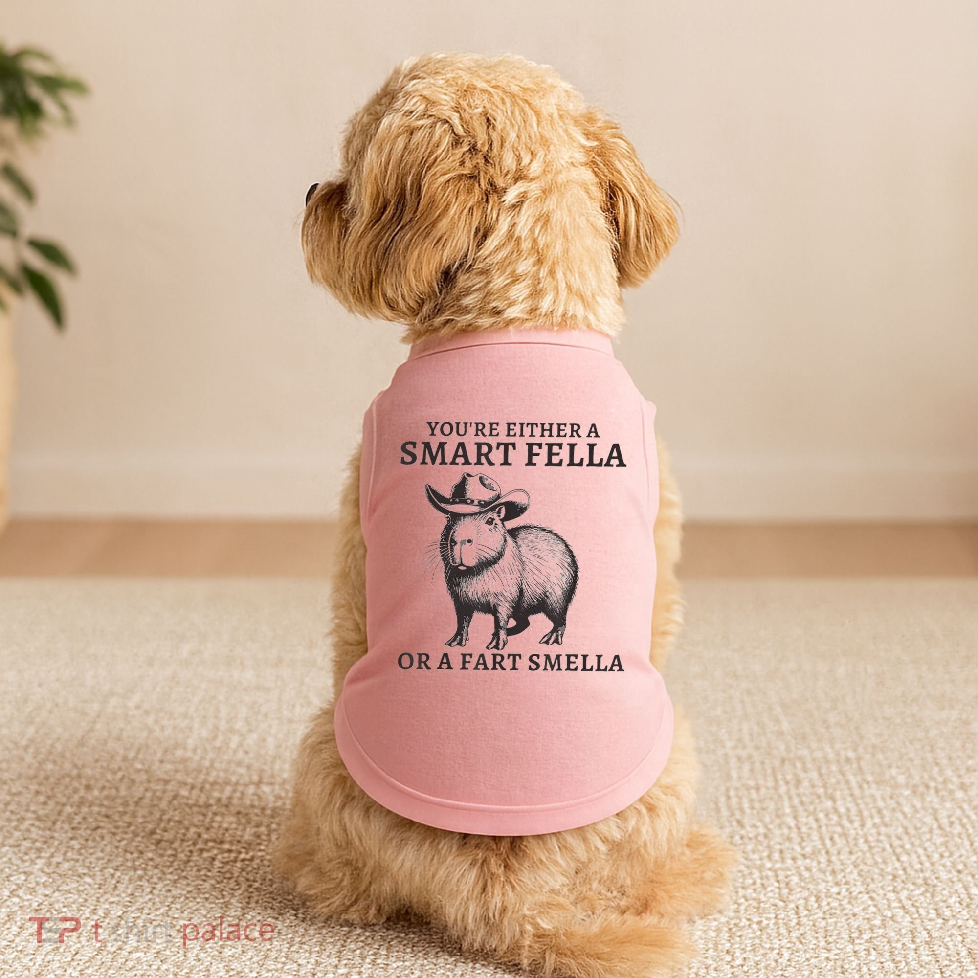 Capybara YouRe Either A Smart Fella Or A Fart Smella Doggie Tank