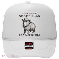 Capybara YouRe Either A Smart Fella Or A Fart Smella Hat thumb 0