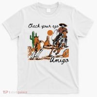 Check Your Ego Amigo Western Vintage Western Cowboy T-Shirt thumb 0