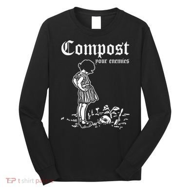 Compost Your Enemies Vintage Dark Long Sleeve Shirt