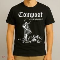 Compost Your Enemies Vintage Dark T-Shirt thumb 3