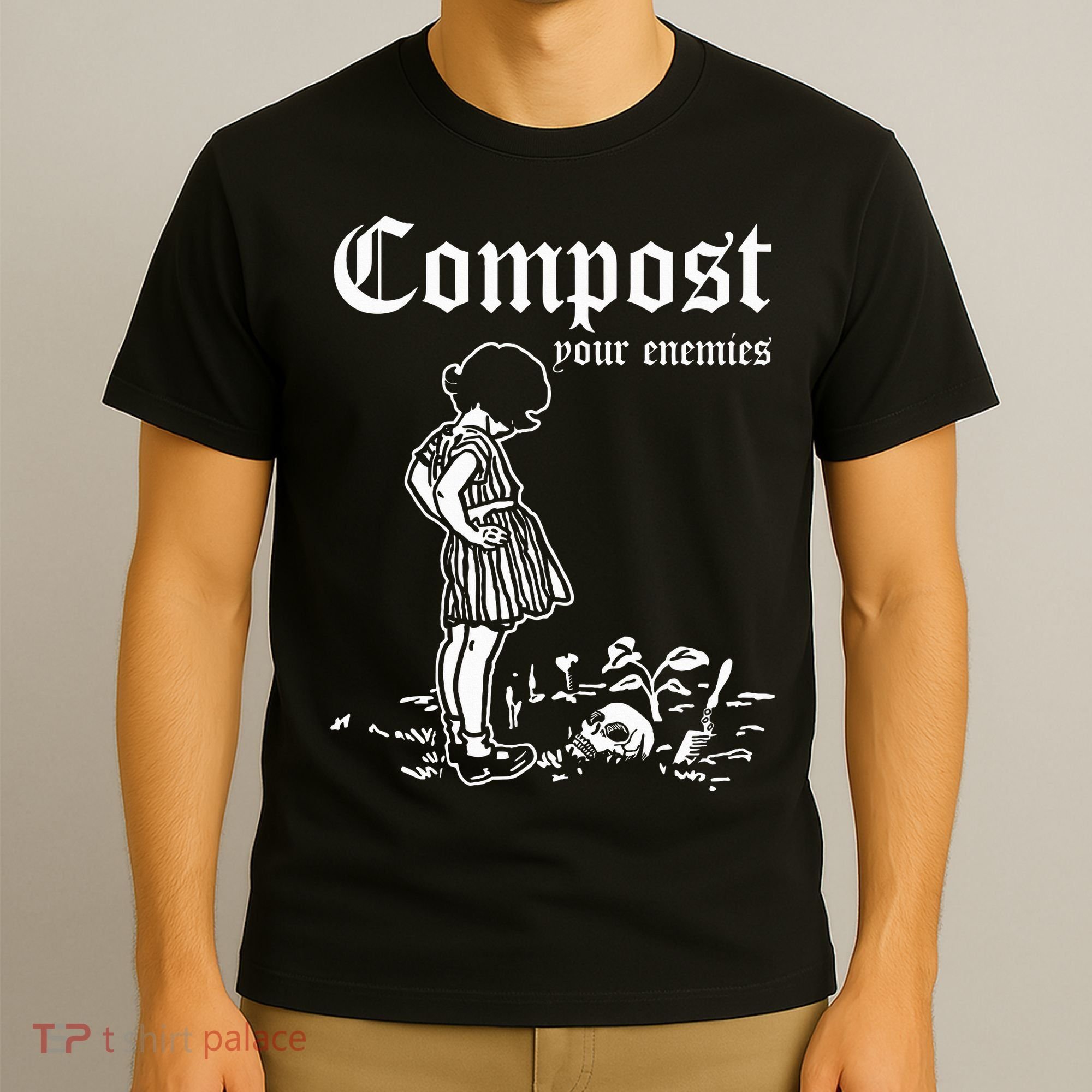Compost Your Enemies Vintage Dark T-Shirt