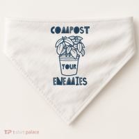 Compost Your Enemies USA-Made Doggie Bandana thumb 0