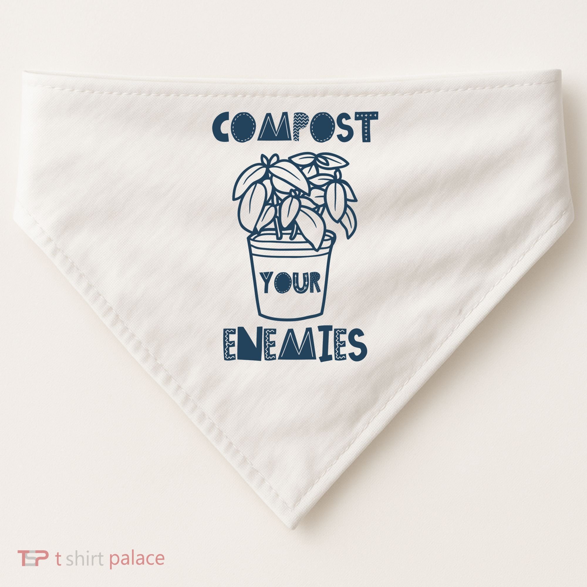 Compost Your Enemies USA-Made Doggie Bandana